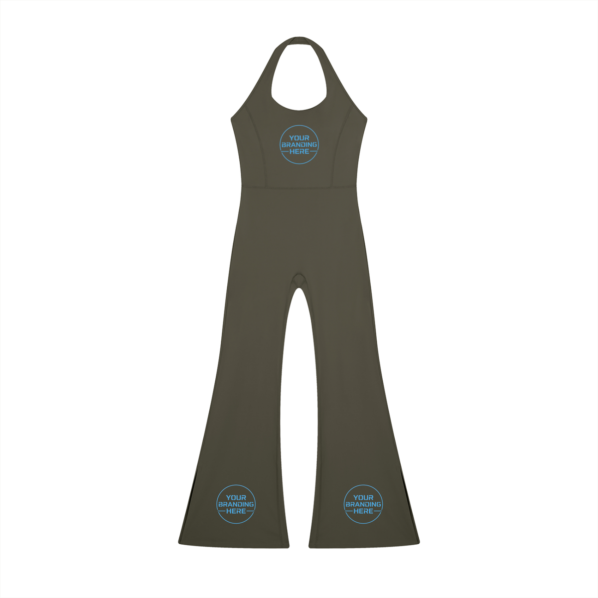 Women’s Halter Flared Jumpsuit - WO0013-P001-V2