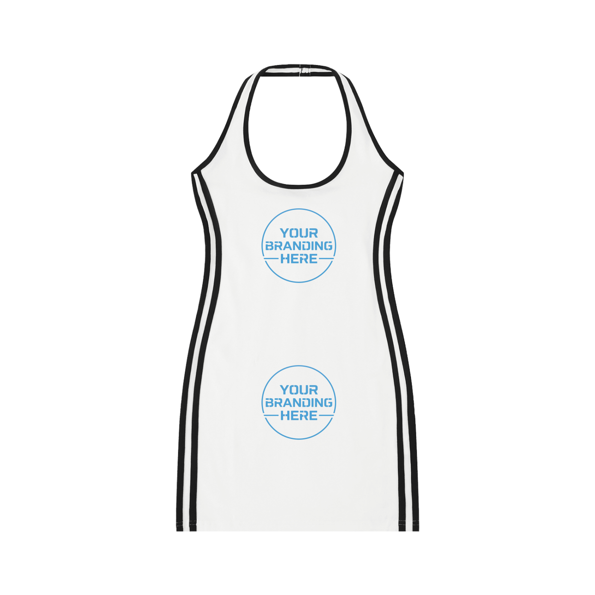 Women's Binding Tight Halter Dress - WO0005-C001-V2