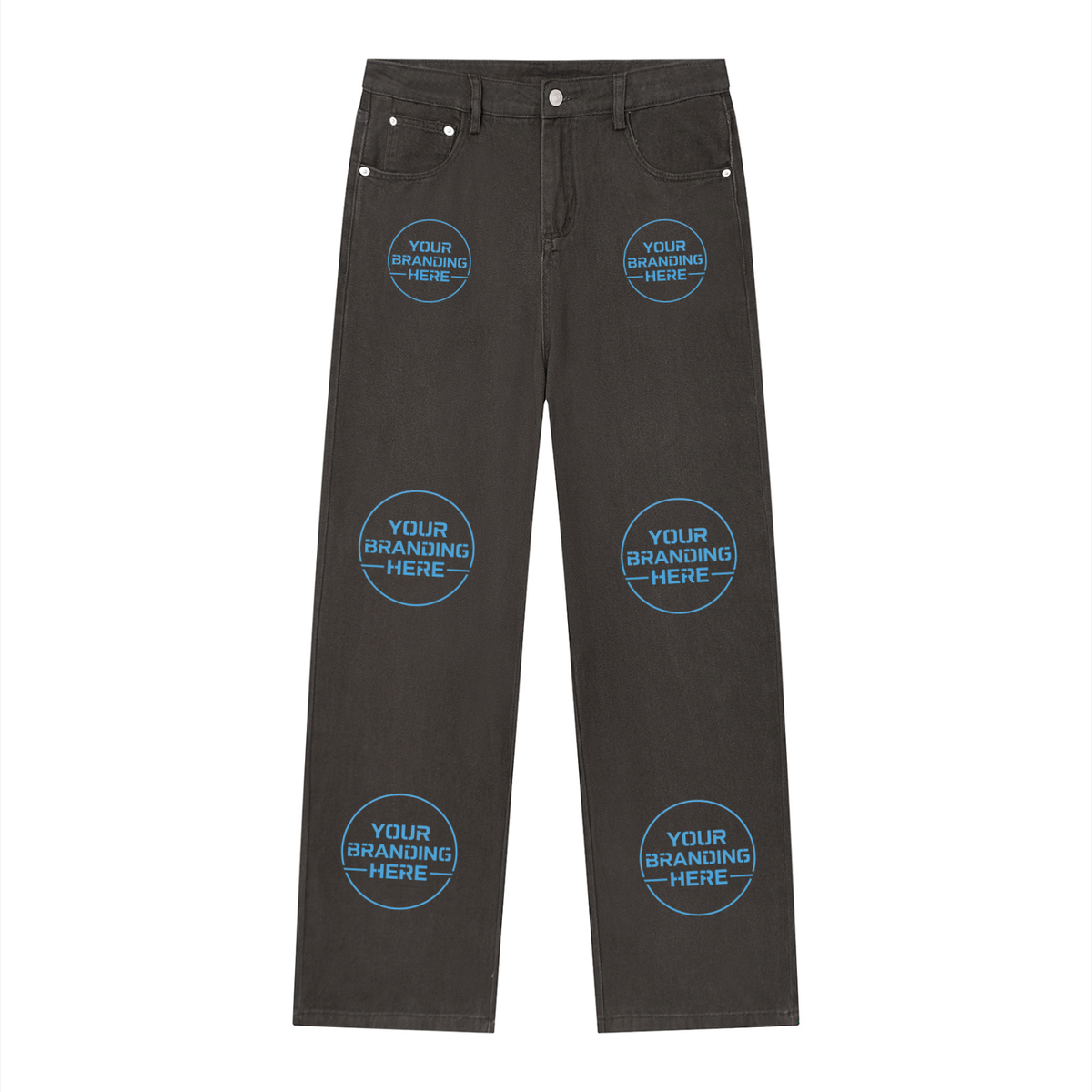 Men’s Vintage Wash Straight Leg Jeans - MB0029-C001-V2