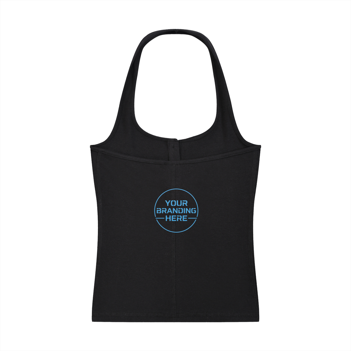 Women's Ribbed Henley Tank Top - WT0076-C001-V2