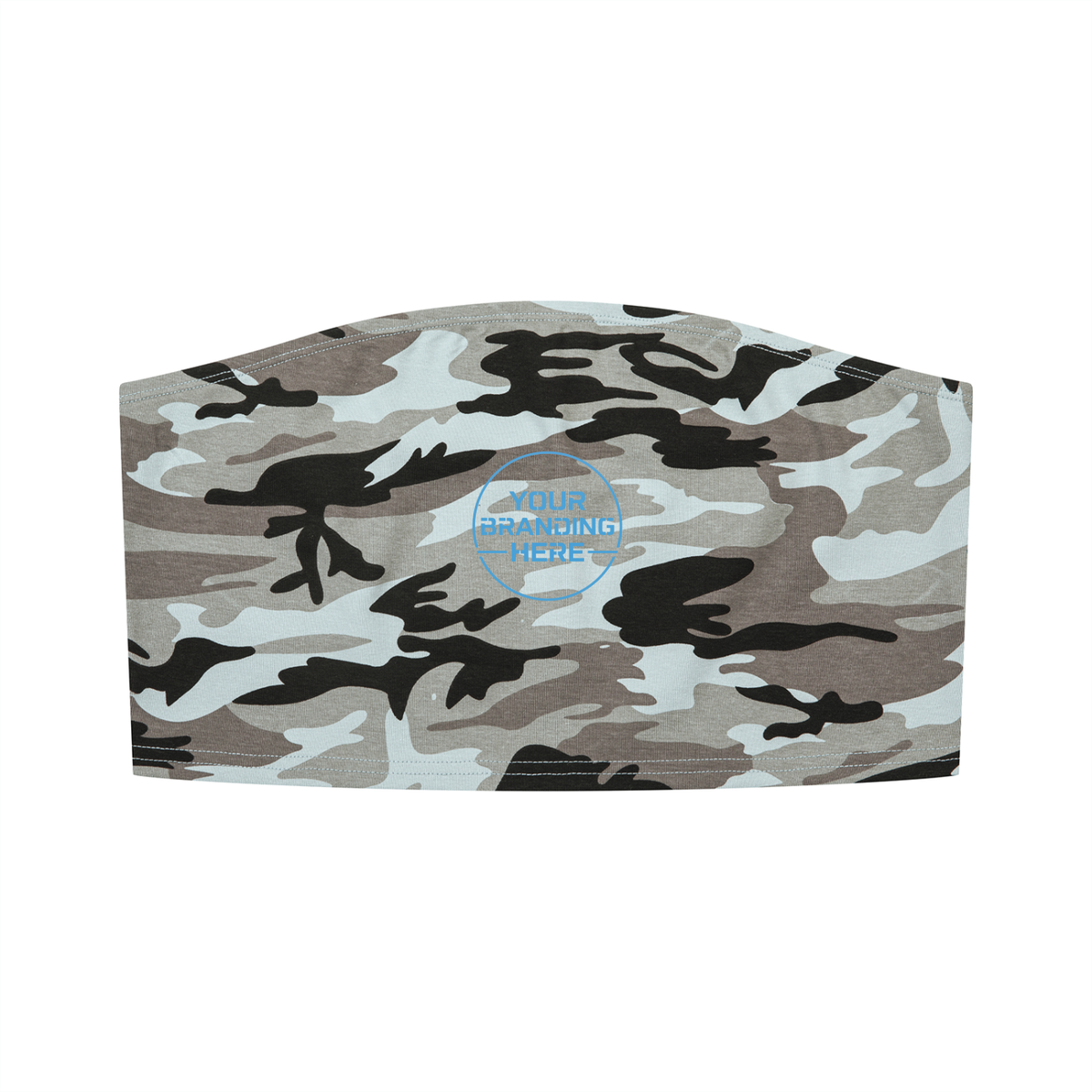 Women’s Camo Cropped Tube Top - WT0210-C001-V2
