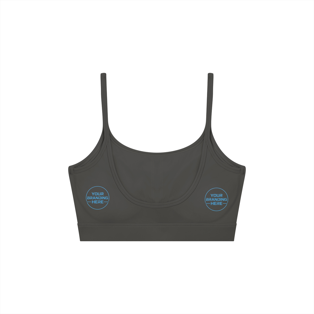 Women's Solid U-Neck Sports Bra - WT0131-O001-V2