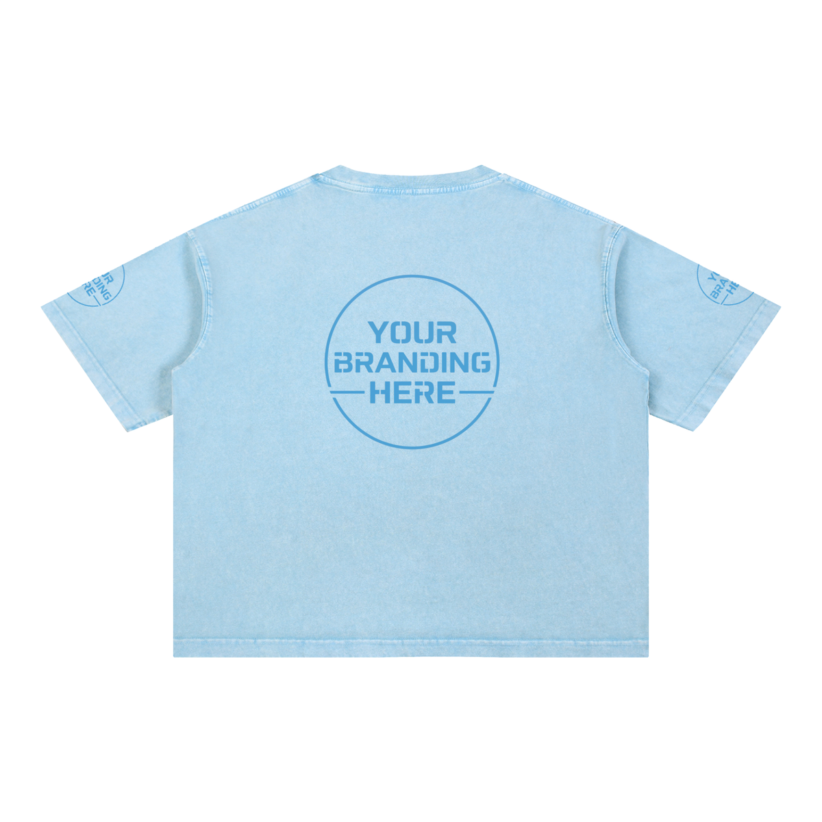 Mineral Wash Boxy Cotton T-Shirt - RT0076-C001-V4