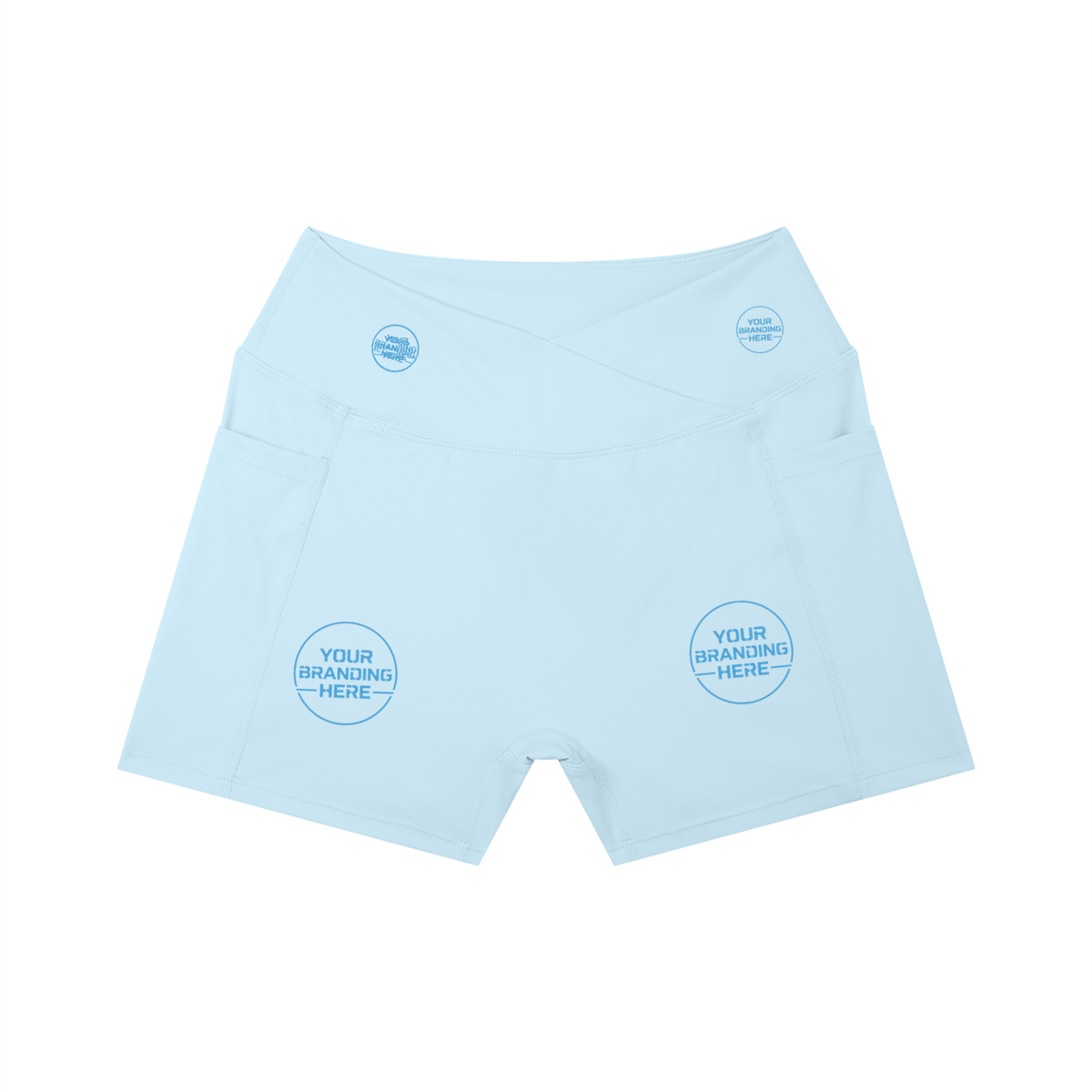 Women’s High Rise Pocket Yoga Shorts - WB0055-O001-V6