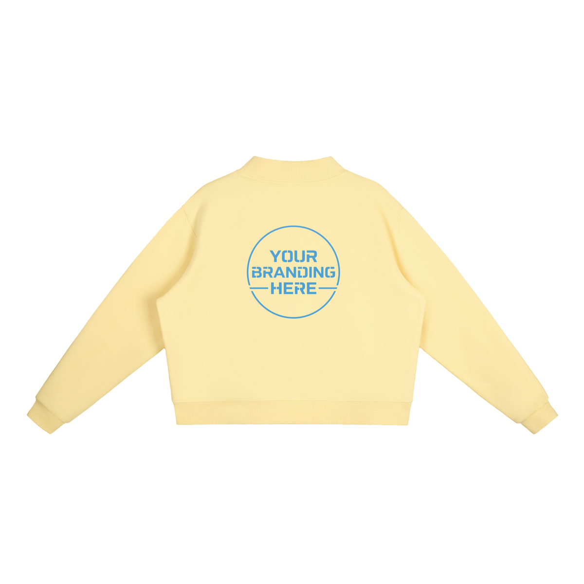 Essential Fleece Mock-Neck Crew Sweatshirt - WW0004-P001-V4