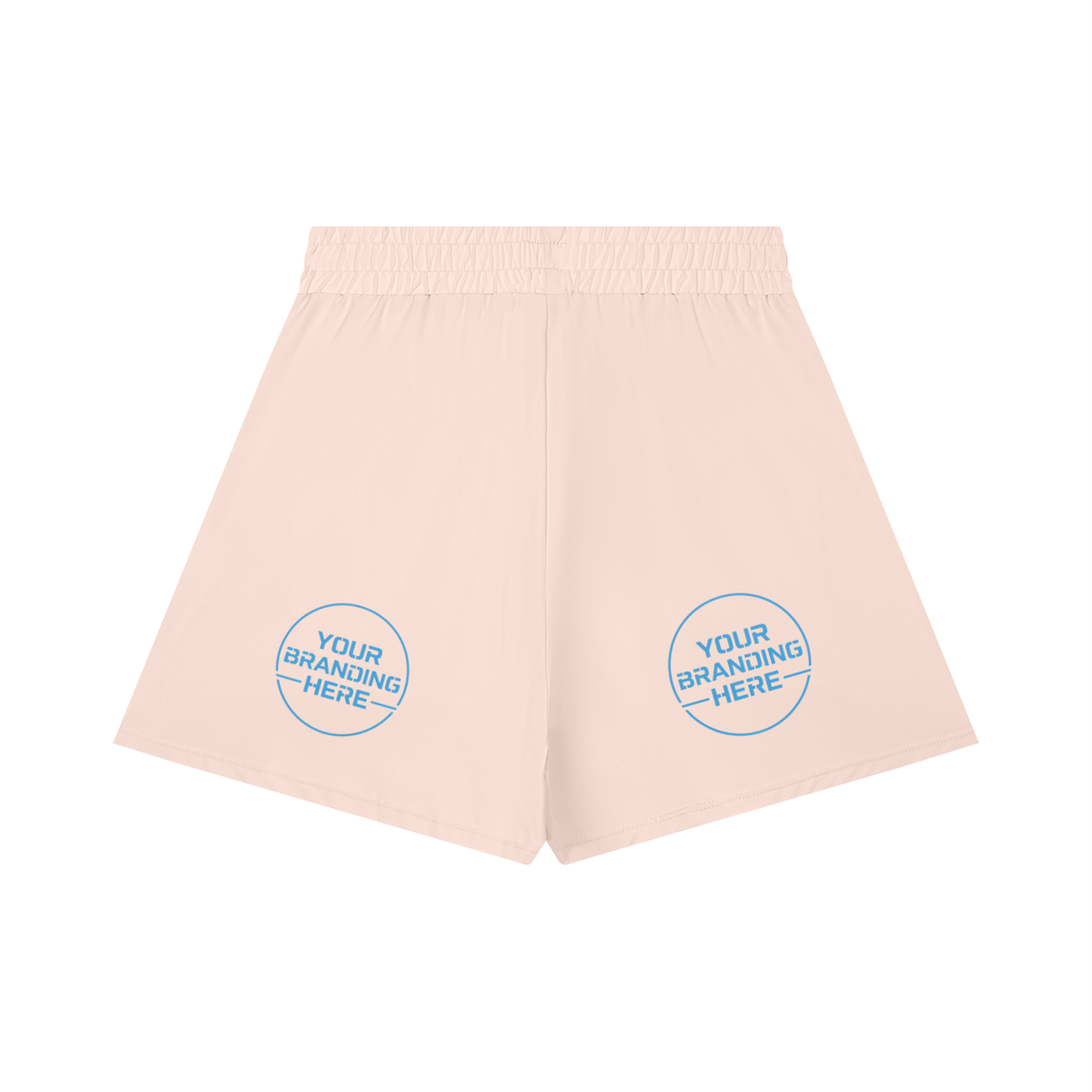 Women's Ruched Yoga Shorts - WB0100-P001-V2