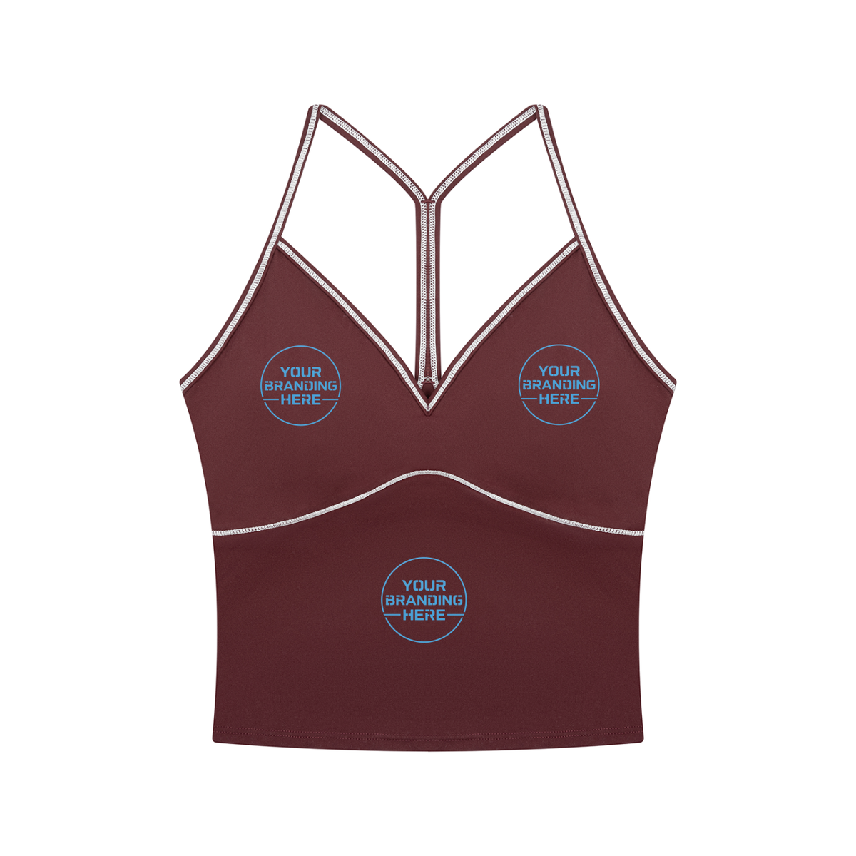 Women's Topstitch Yoga Tank Top - WT0269-O001-V2