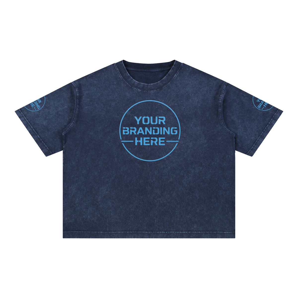 Mineral Wash Boxy Cotton T-Shirt - RT0076-C001-V4