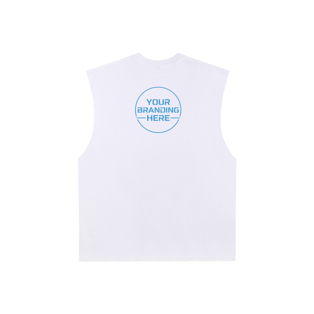Raw Edge Cotton Tank Top - RB0010-C001-V4
