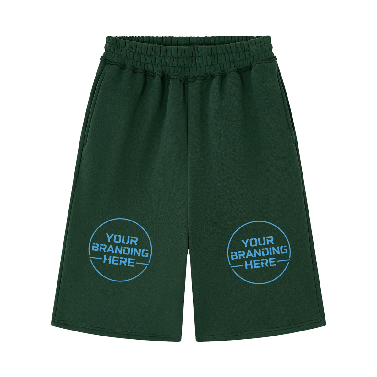 Unisex Raw Edge Fleece Shorts - UT0320-P001-V2