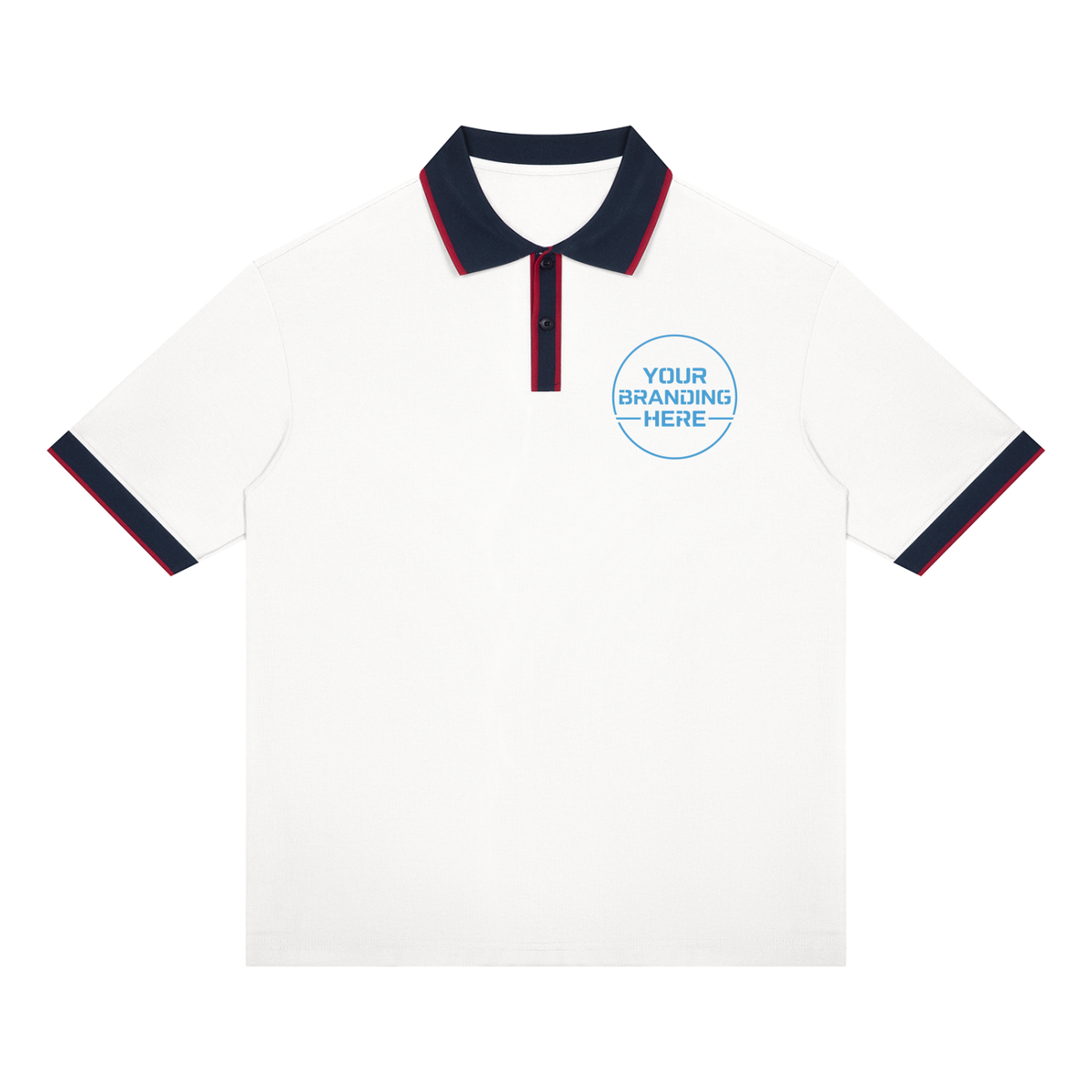 Unisex Color Block Polo Shirt - UT0267-C001-V2