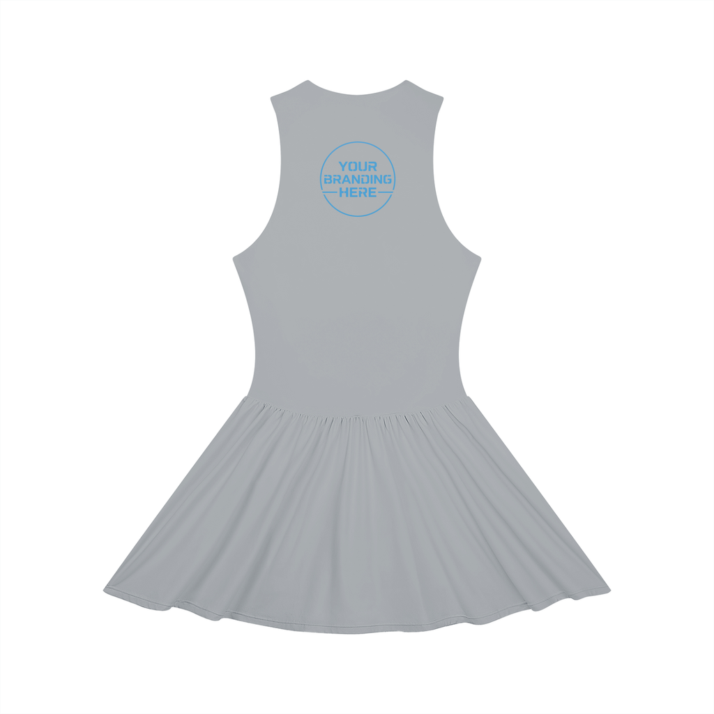 Women’s Ruched Sleeveless Full-Zip Dress - WO0015-O001-V2