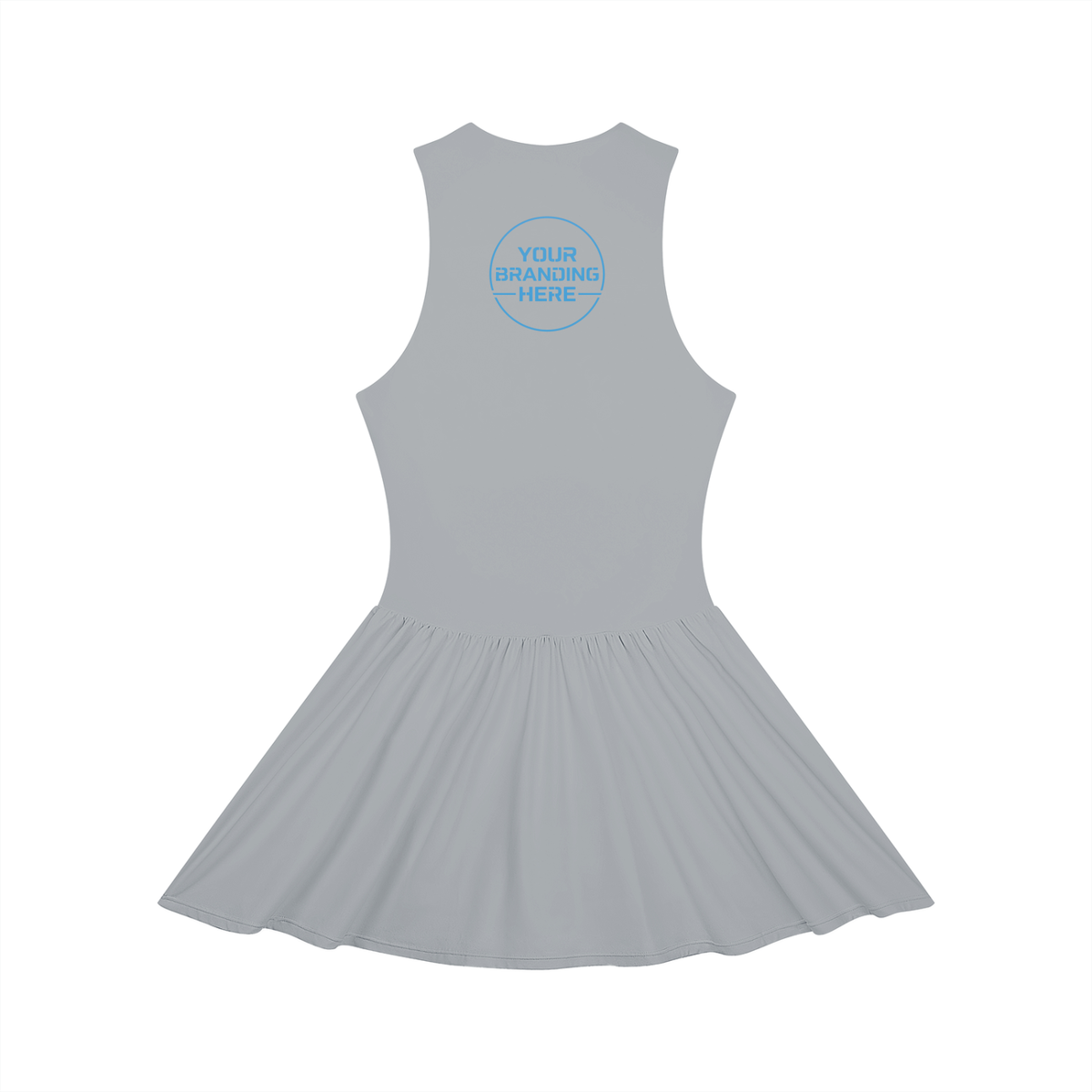Women’s Ruched Sleeveless Full-Zip Dress - WO0015-O001-V2