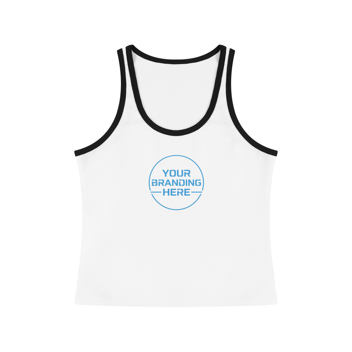 Women's Color Block Cropped Tank Top - WT0116-C001-V6