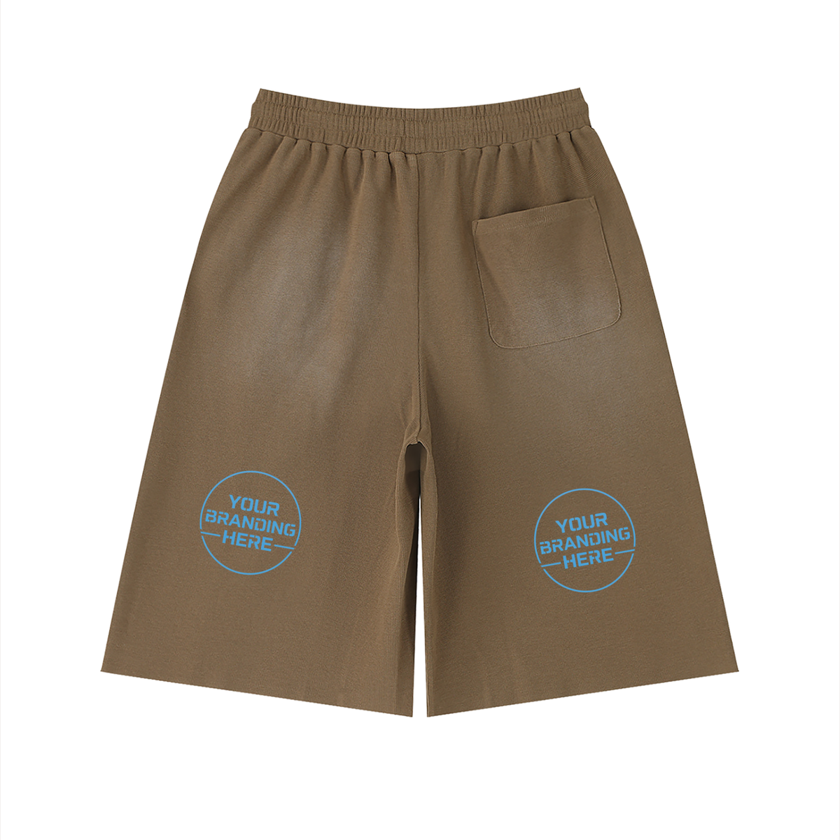 Unisex Sunfade Raw Edge Shorts - UB0069-C001-V3