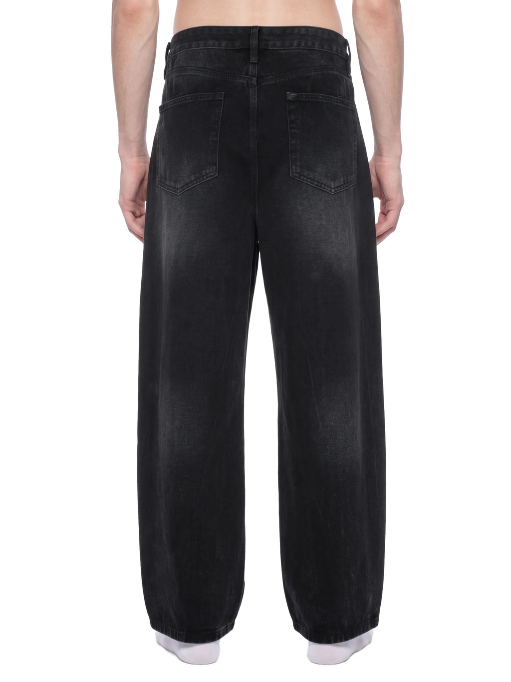 Men's Vintage Wash Wide Leg Jeans - MB0032-C001-V2