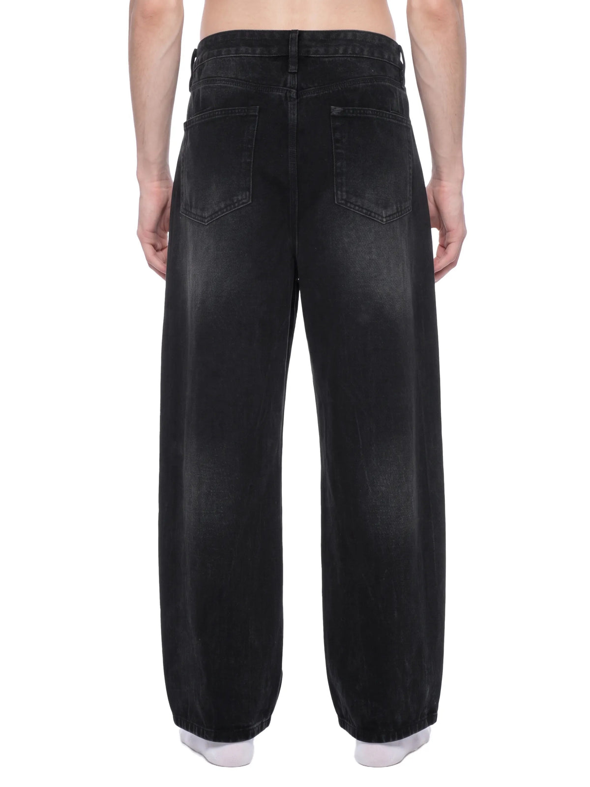 Men's Vintage Wash Wide Leg Jeans - MB0032-C001-V2