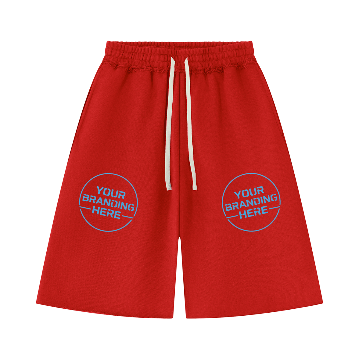 Unisex Heavyweight Raw Edge Shorts - UB0084-C001-V2