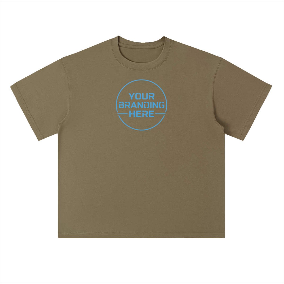 Heavyweight Drop Shoulder Cotton T-Shirt - RU0014-C001-V7