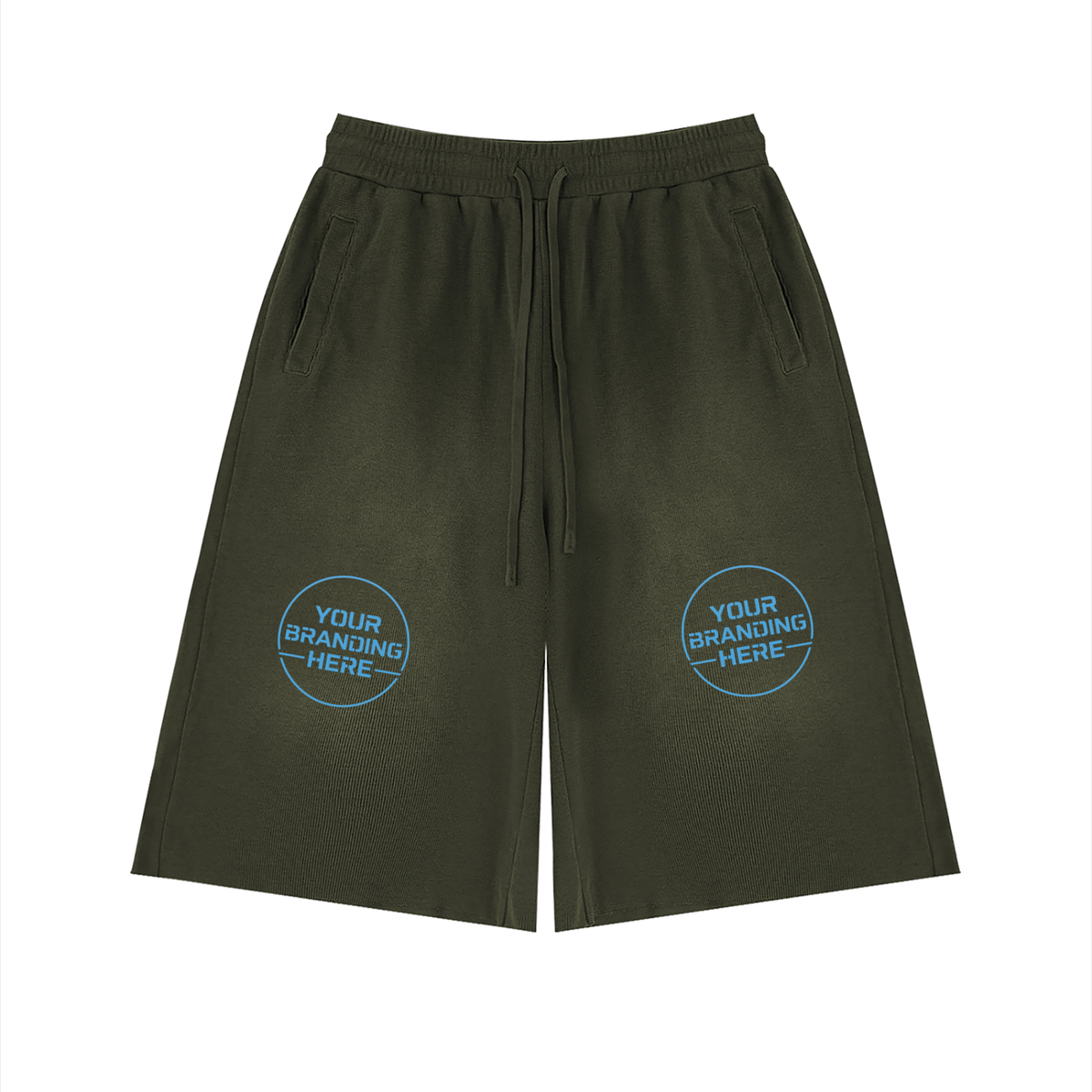 Unisex Sunfade Raw Edge Shorts - UB0069-C001-V3