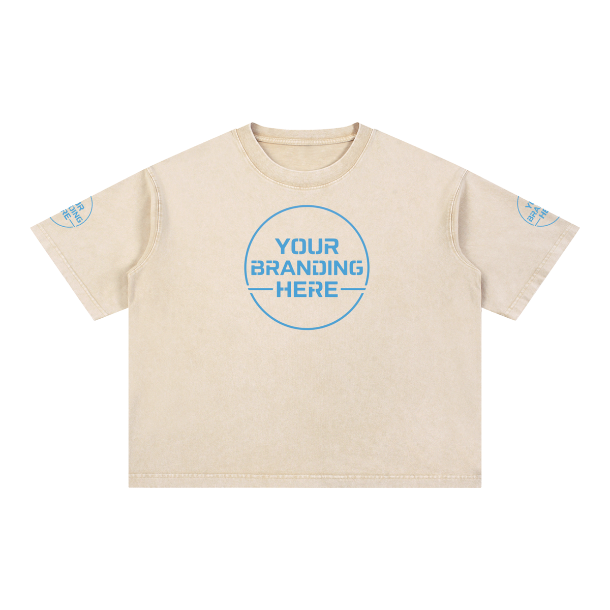 Mineral Wash Boxy Cotton T-Shirt - RT0076-C001-V4