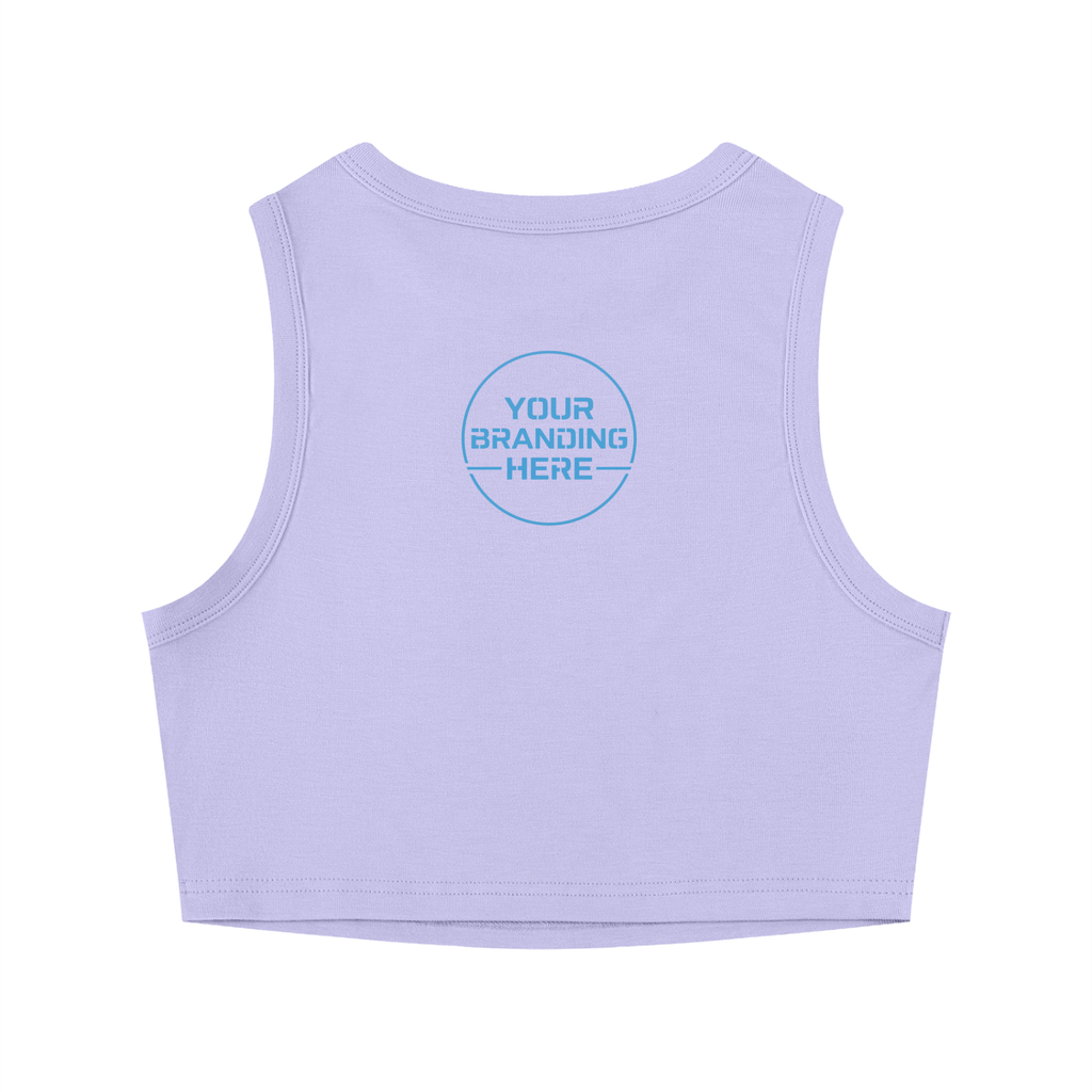 Women's Tight Crewneck Crop Tank Top - WT0082-O001-V2