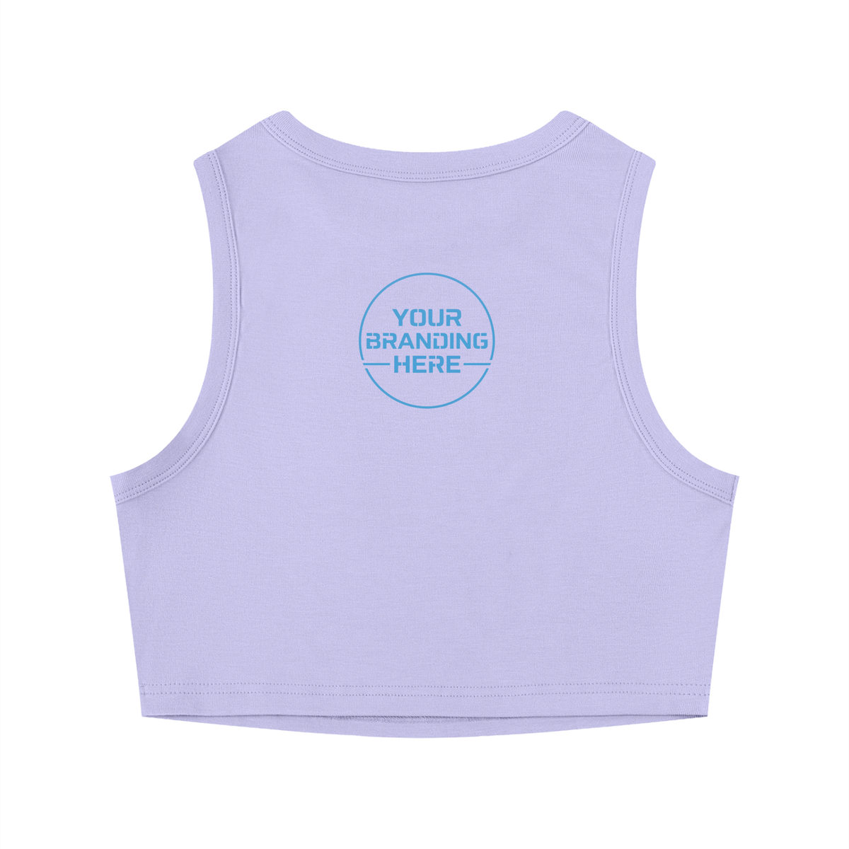 Women's Tight Crewneck Crop Tank Top - WT0082-O001-V2