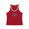 Women's Color Block Cropped Tank Top - WT0116-C001-V6