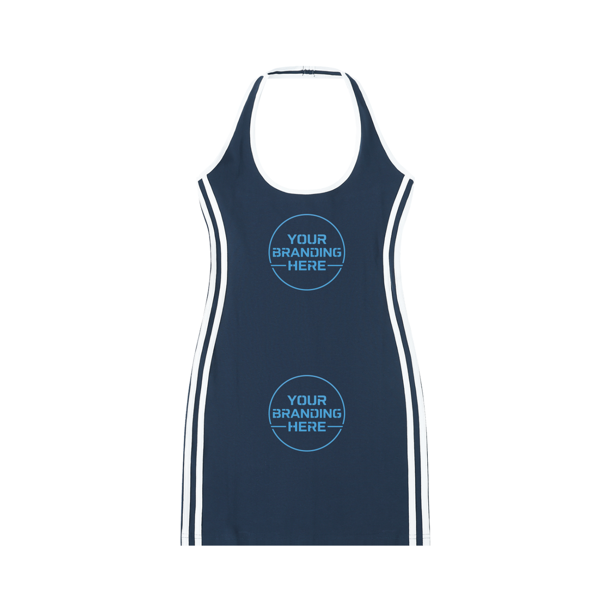 Women's Binding Tight Halter Dress - WO0005-C001-V2