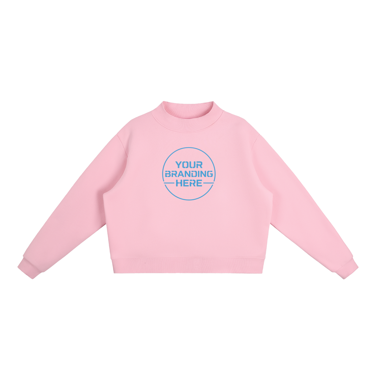 Essential Fleece Mock-Neck Crew Sweatshirt - WW0004-P001-V4