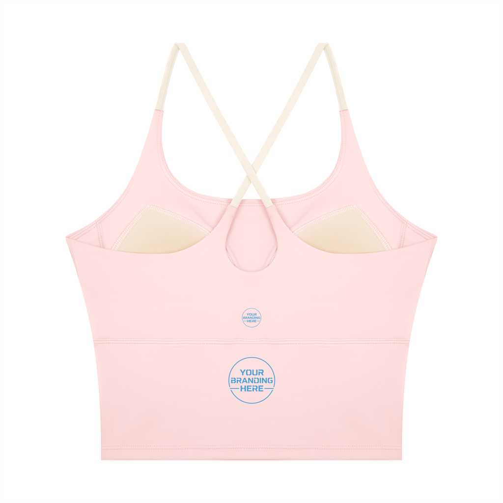 Women's Color Block Yoga Tank Top - WT0245-P001-V2