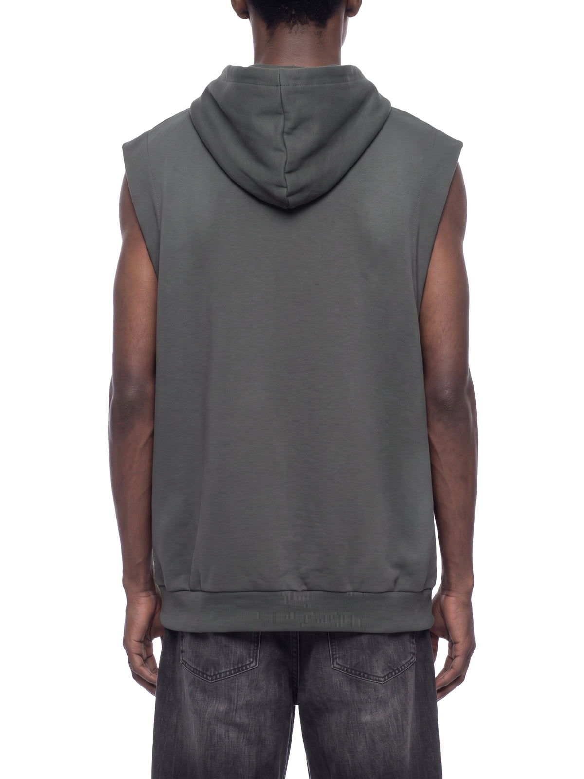 Unisex Vintage Wash Sun Fade Sleeveless Hoodie - UT0174-P001-V2