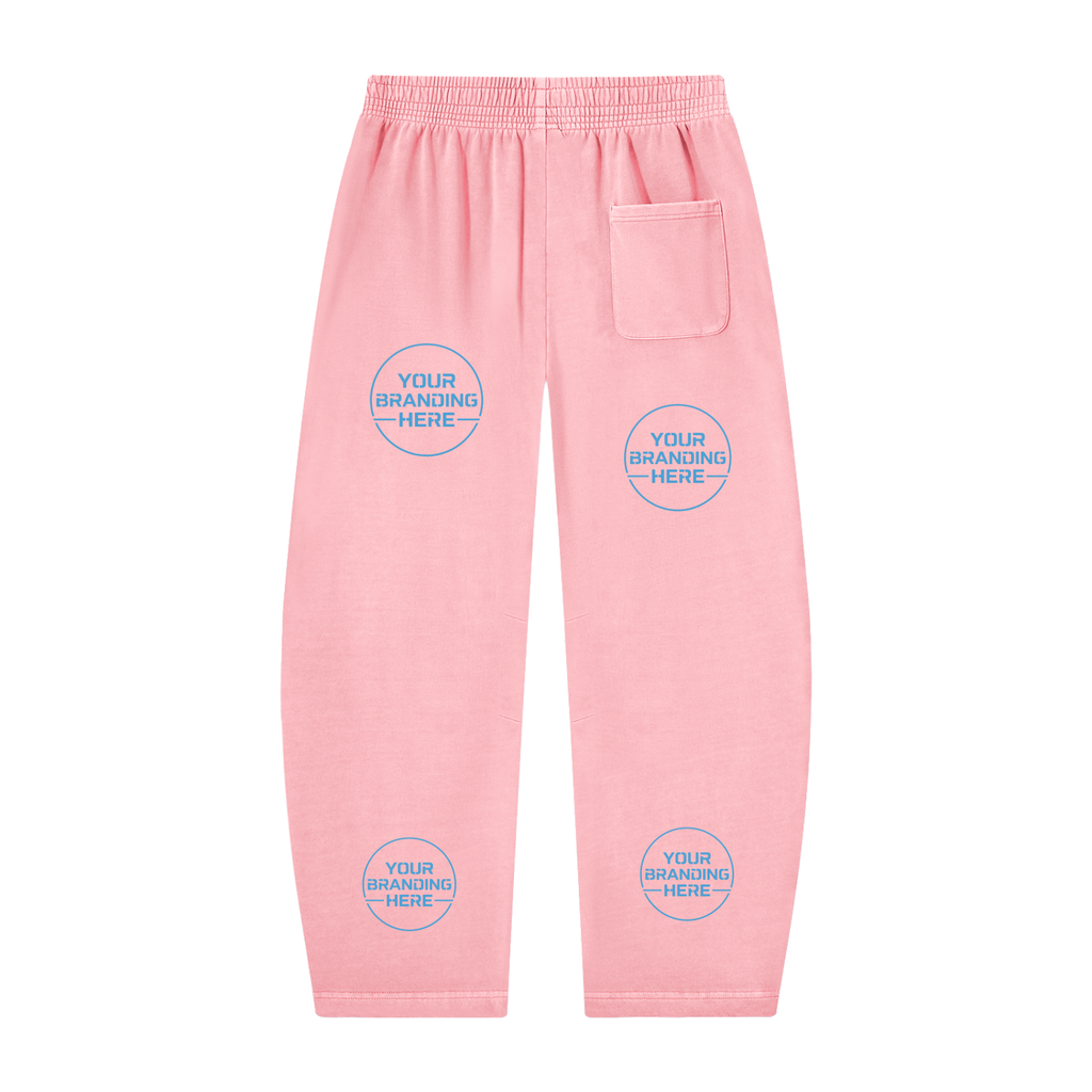 Unisex Vintage Washed Barrel Leg Sweatpants - UB0059-C001-V2