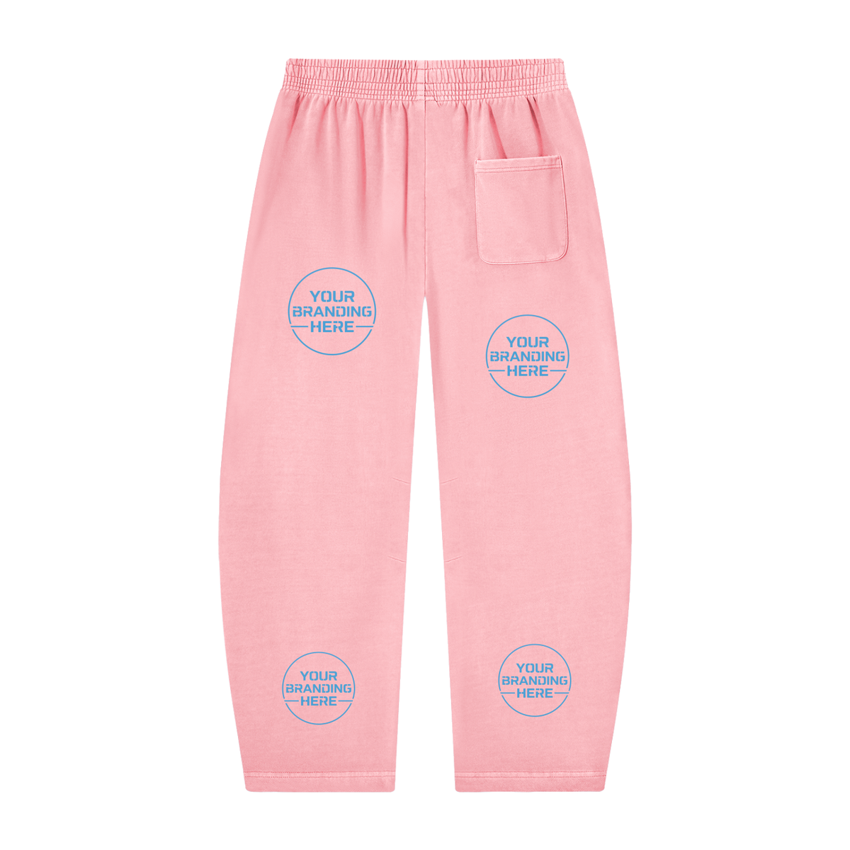 Unisex Vintage Washed Barrel Leg Sweatpants - UB0059-C001-V2