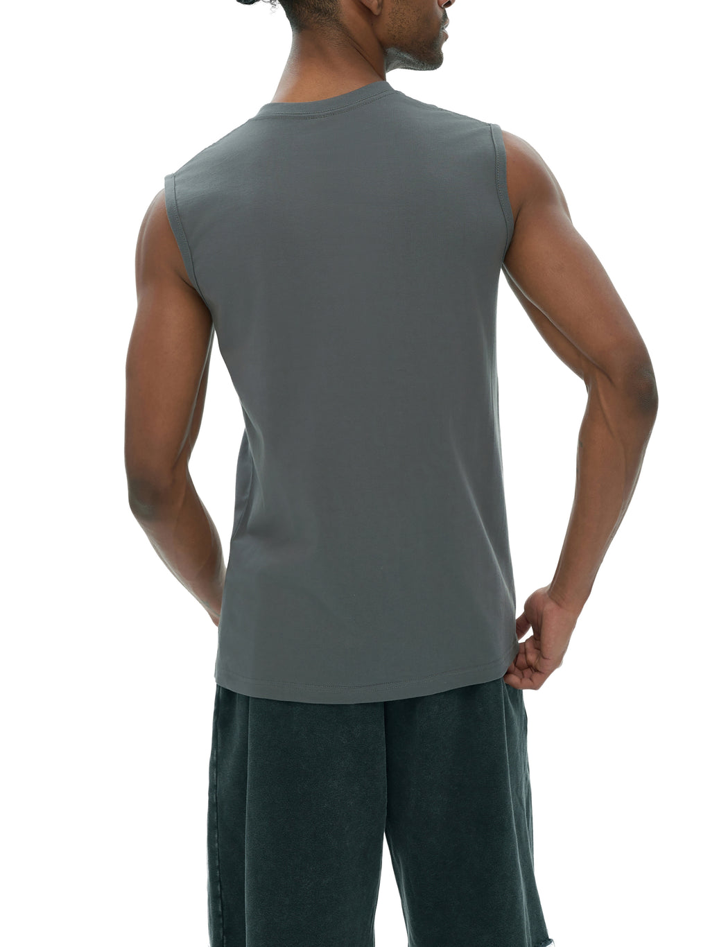 Men's Sleeveless Cotton Tank Top - RU0006-C001-V5