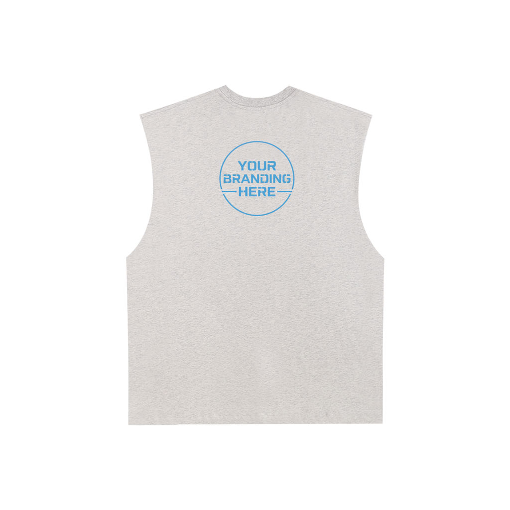 Raw Edge Cotton Tank Top - RB0010-C001-V4