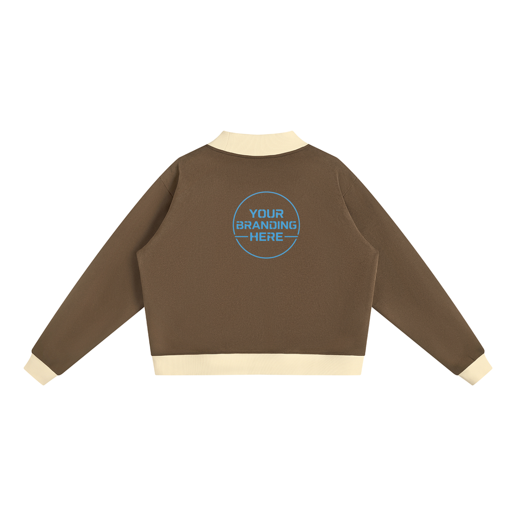 Women’s Mock Neck Crewneck Sweatshirt - WT0211-P001-V2