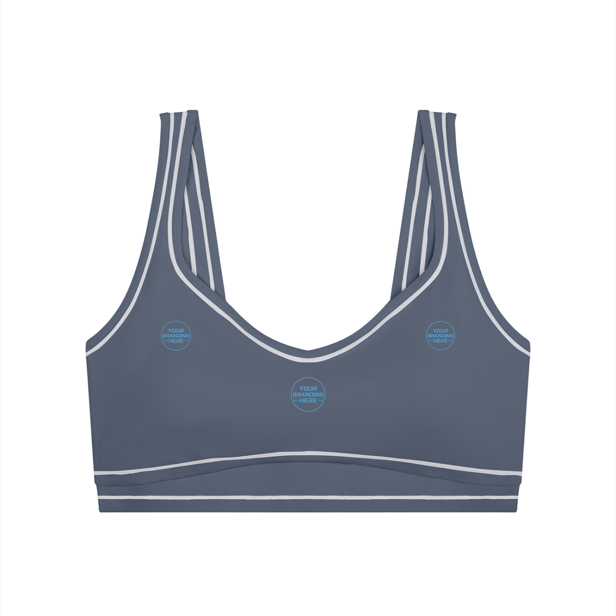 Women’s Topstitching Yoga Sports Bra - WT0179-O001-V2