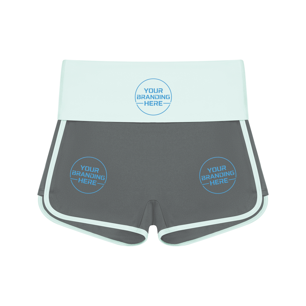 Women’s Color Block Yoga Shorts - WB0105-P001-V2