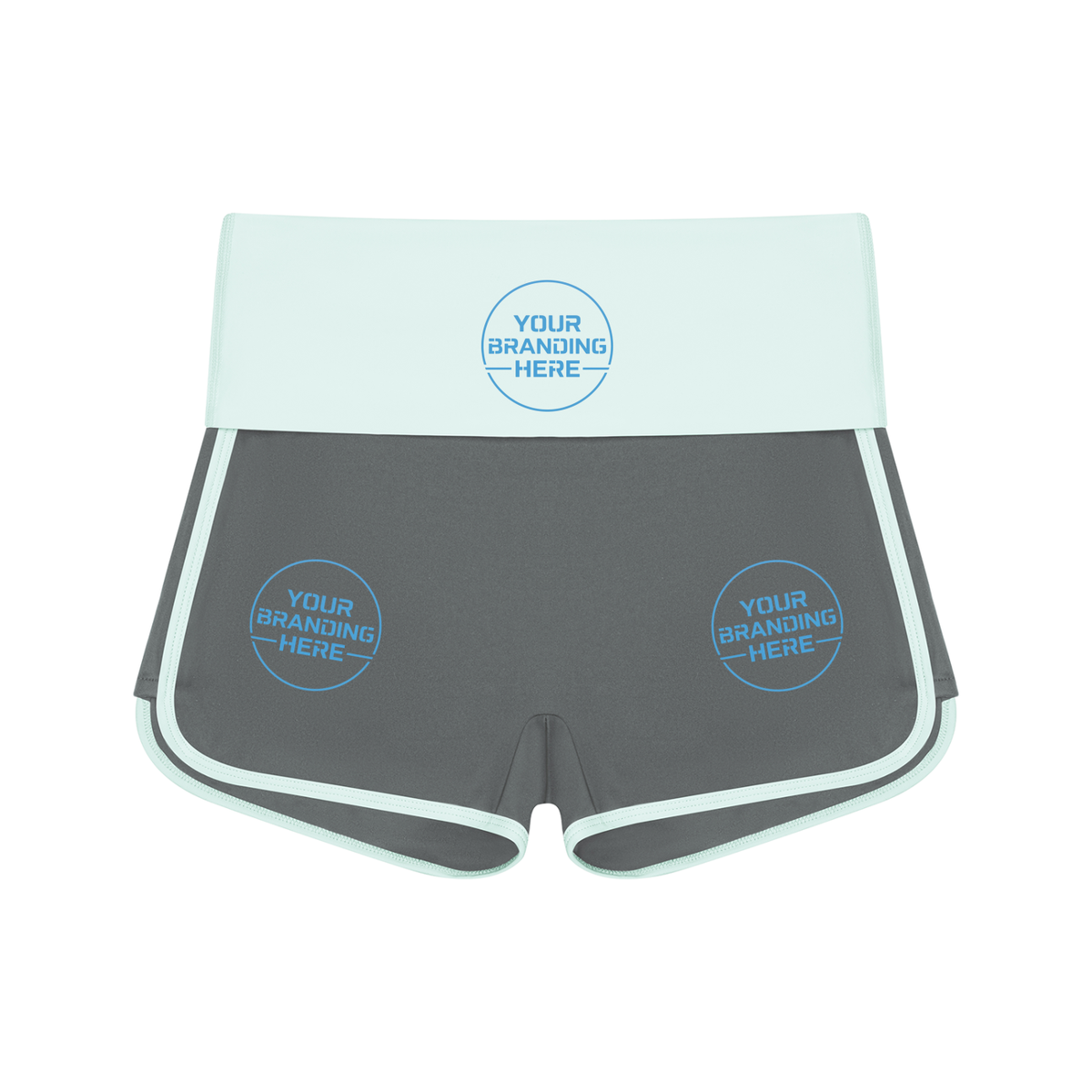 Women’s Color Block Yoga Shorts - WB0105-P001-V2