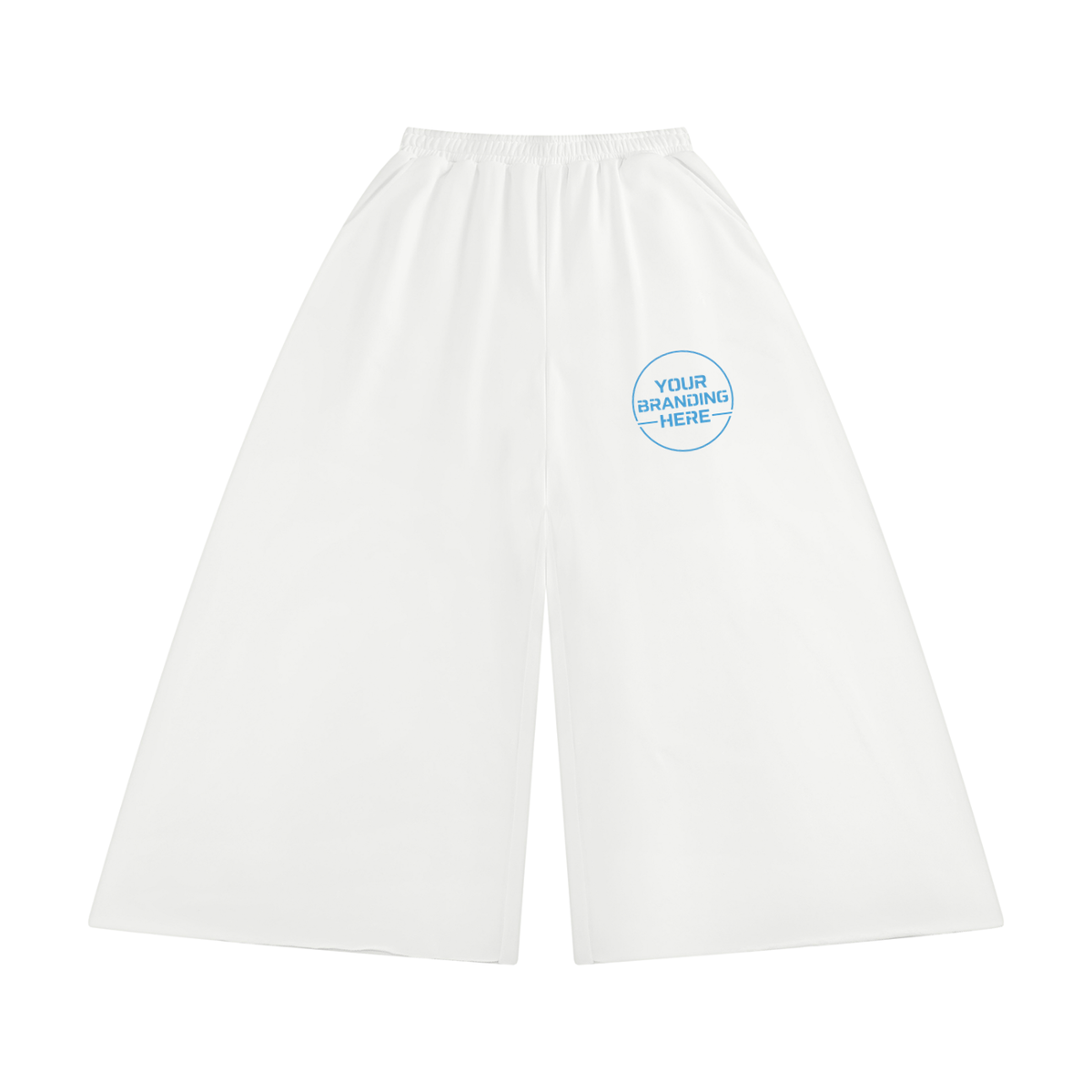 Women's Raw Edge Wide Leg Sweatpants - WB0110-C001-V2