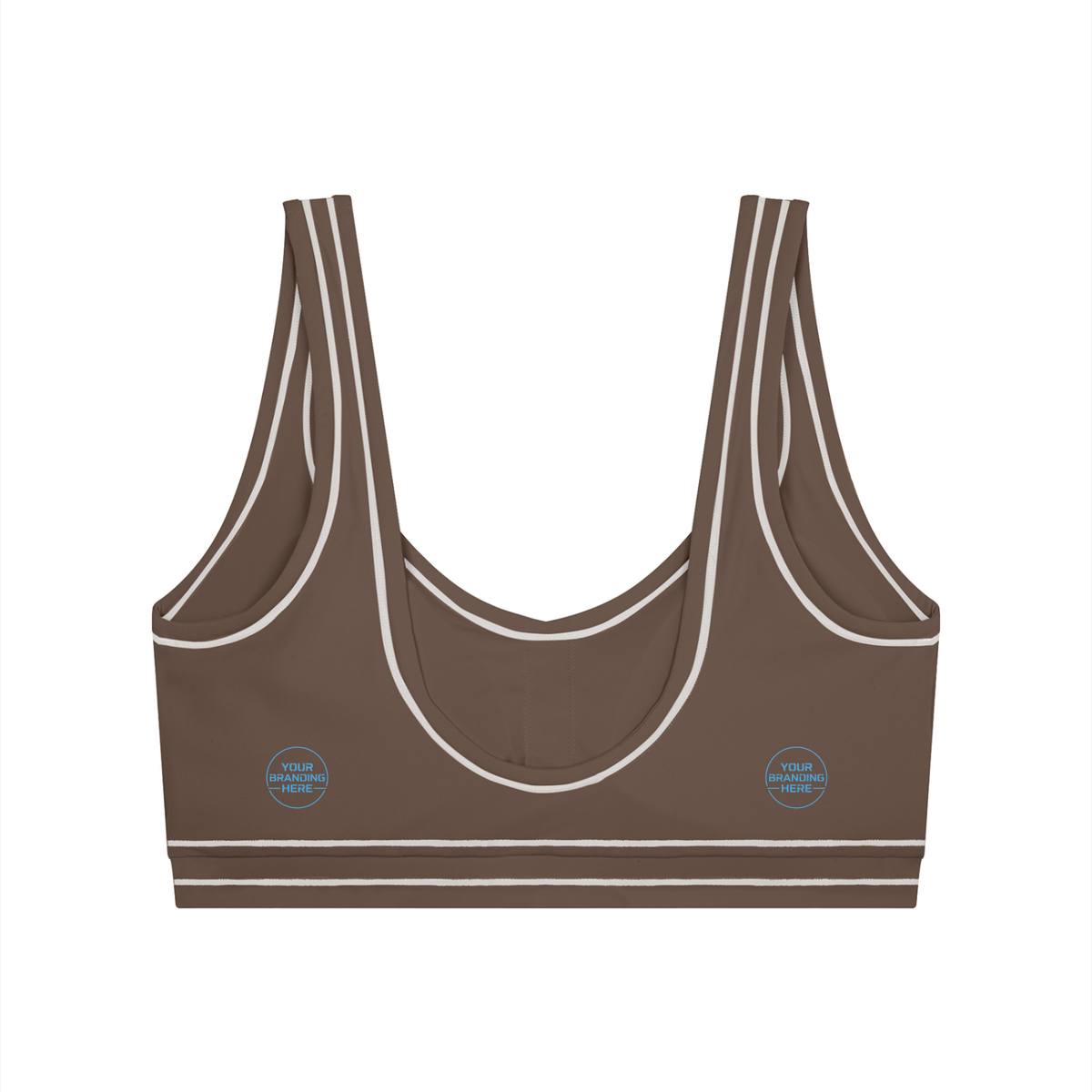 Women’s Topstitching Yoga Sports Bra - WT0179-O001-V2
