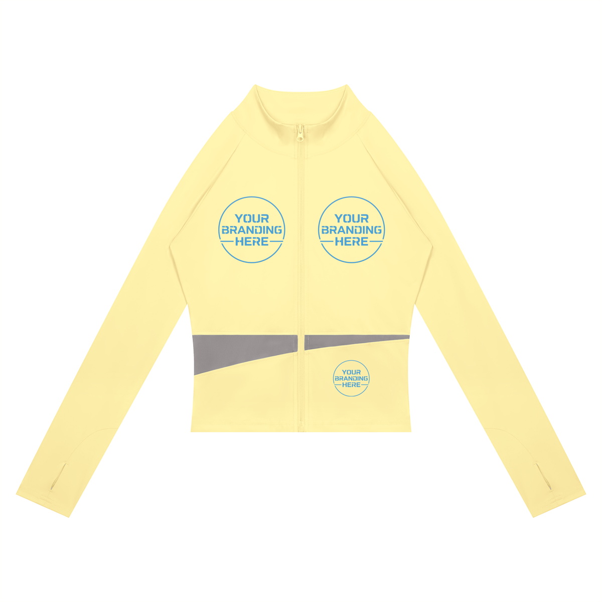 Women's Paneled Yoga Jacket - WT0247-P001-V2