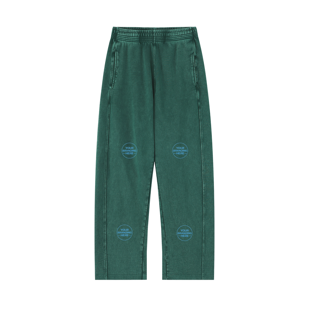 Unisex Mineral Wash Straight Sweatpants - UB0065-C001-V2