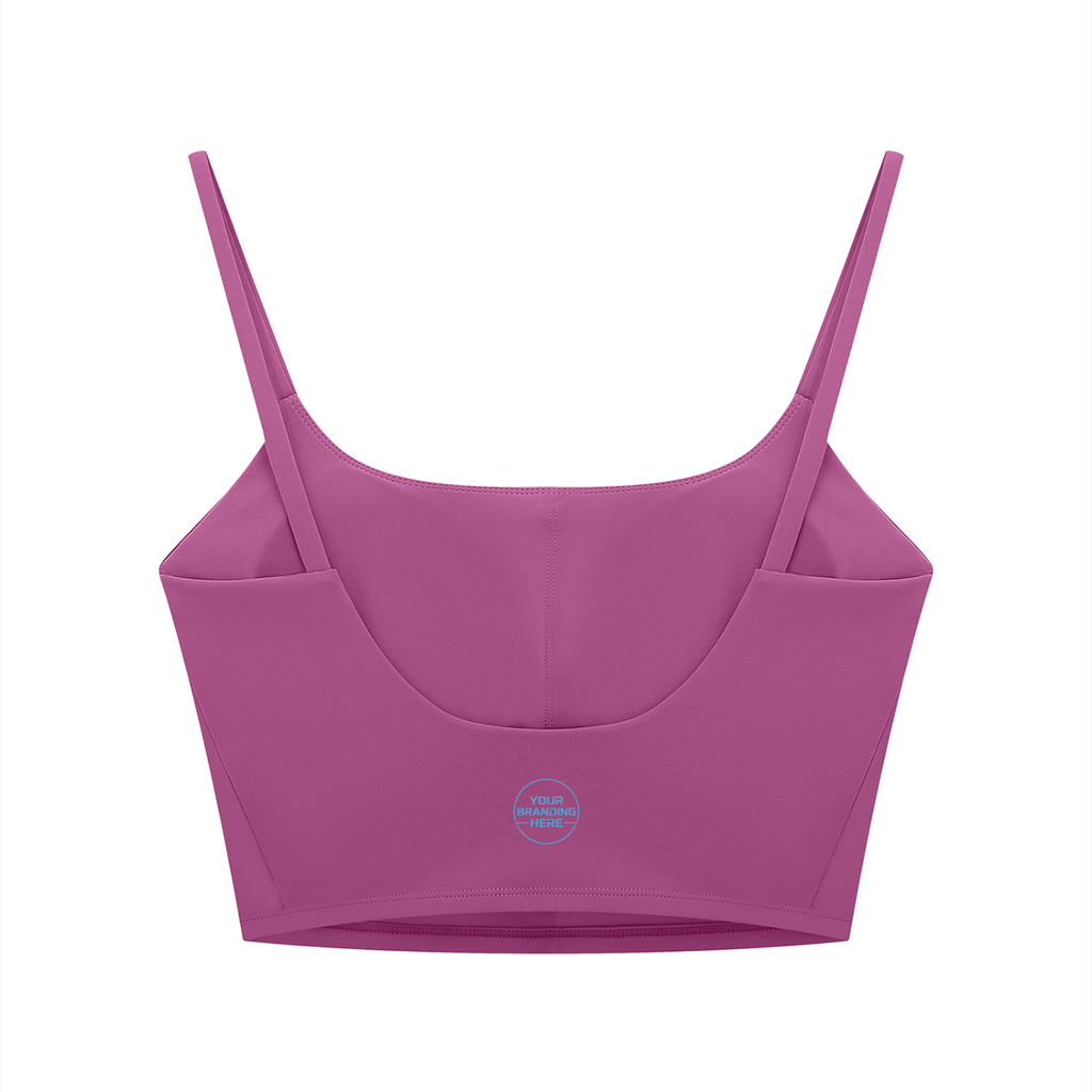 Women's Solid Color Sports Bra - WT0109-O001-V2