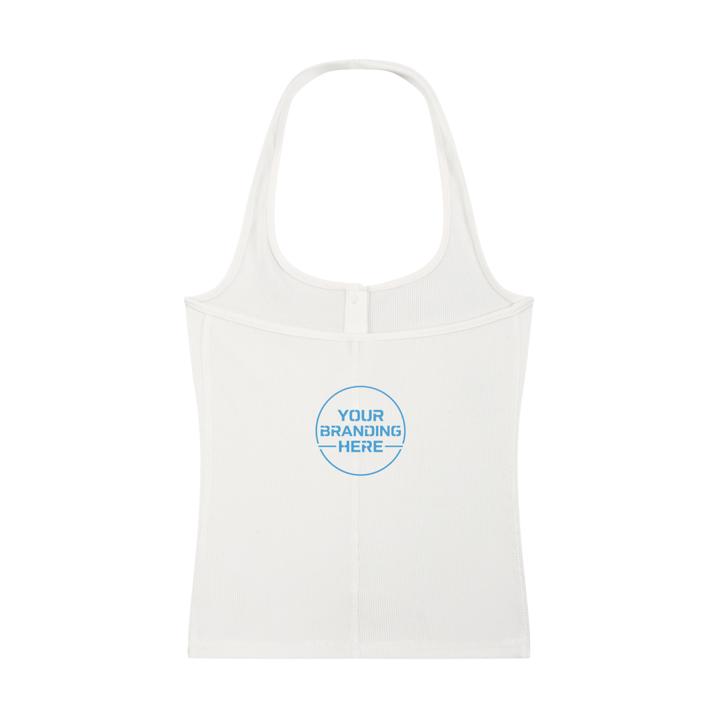Women's Ribbed Henley Tank Top - WT0076-C001-V2