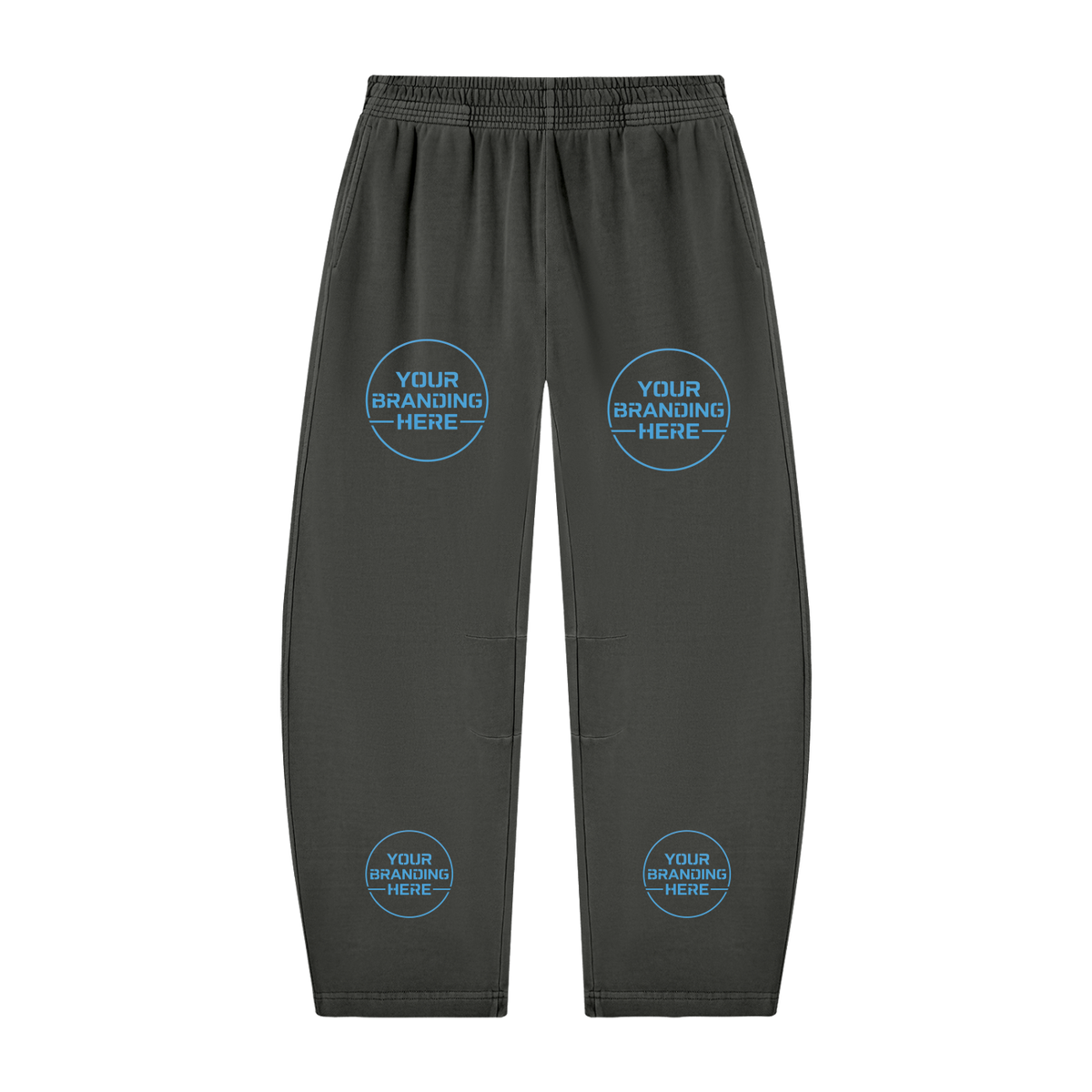 Unisex Vintage Washed Barrel Leg Sweatpants - UB0059-C001-V2
