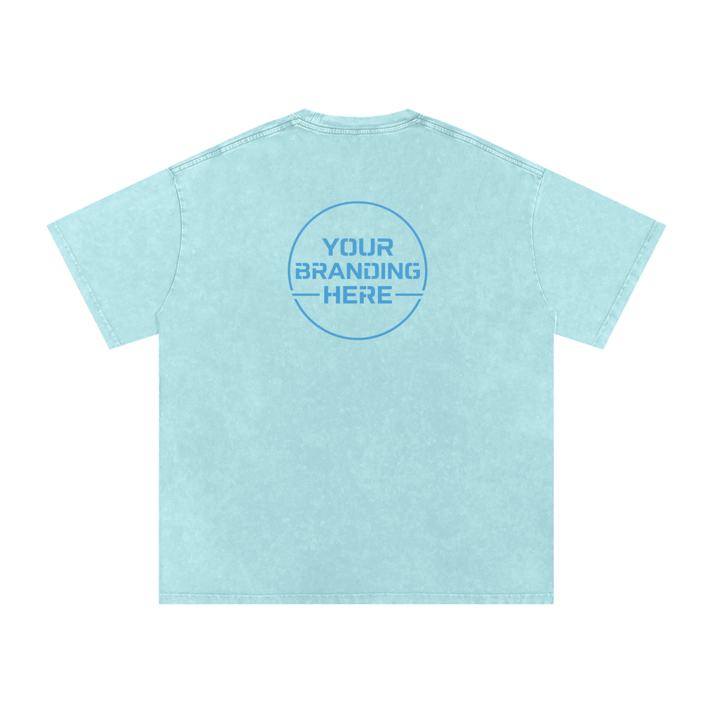 Snow Washed Oversized Cotton T-Shirt - R00037-C001-V14
