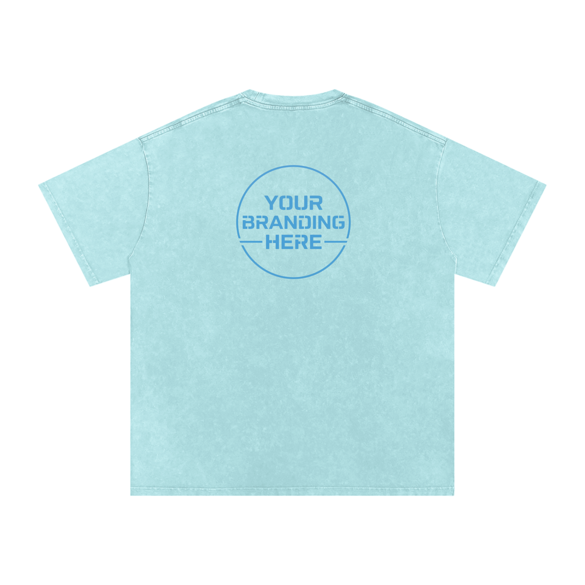Snow Washed Oversized Cotton T-Shirt - R00037-C001-V14