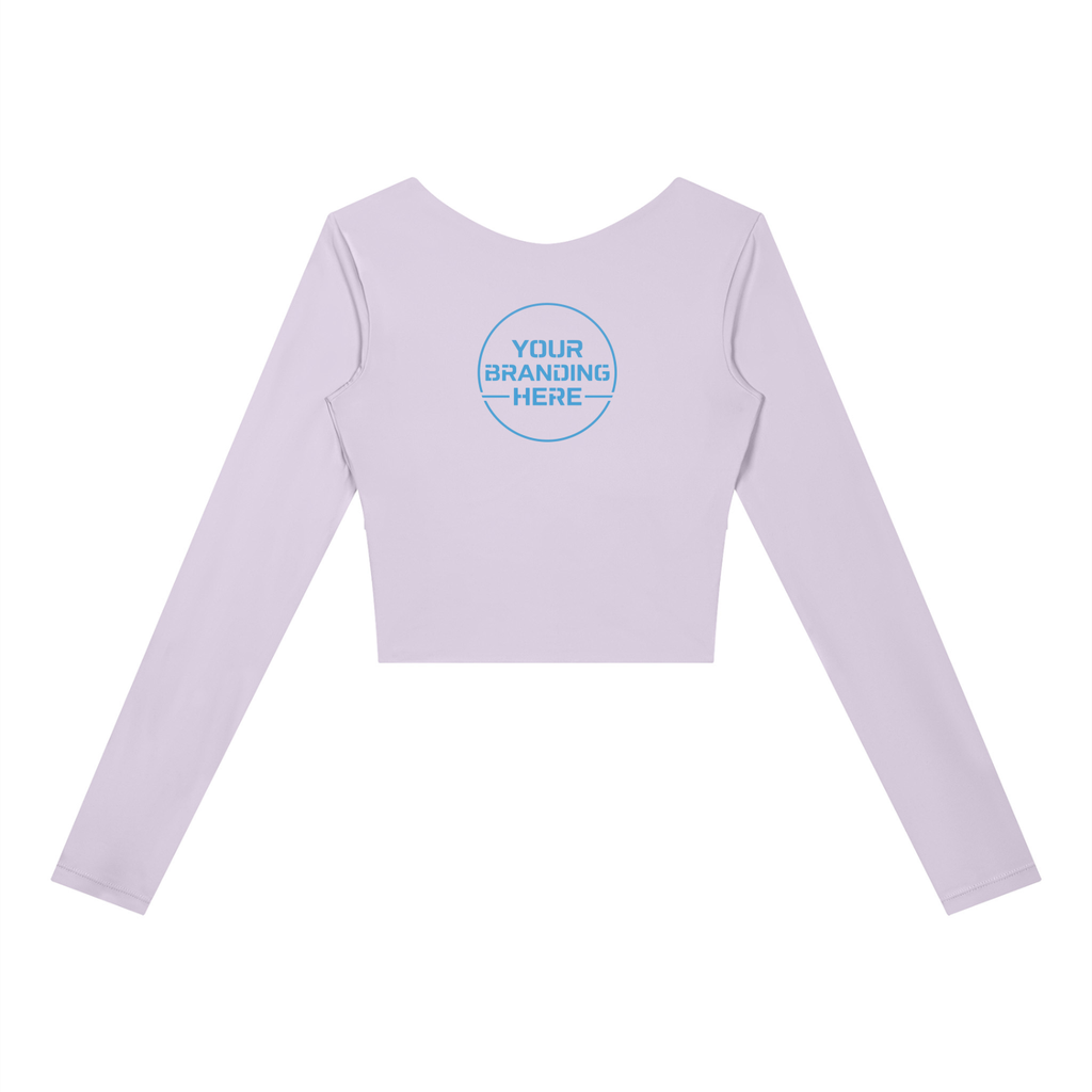 Women's Panelled Long Sleeve Yoga T-Shirt - WT0257-P001-V2